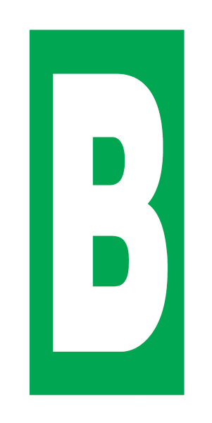 Letters B - 334211 7,5 x 15