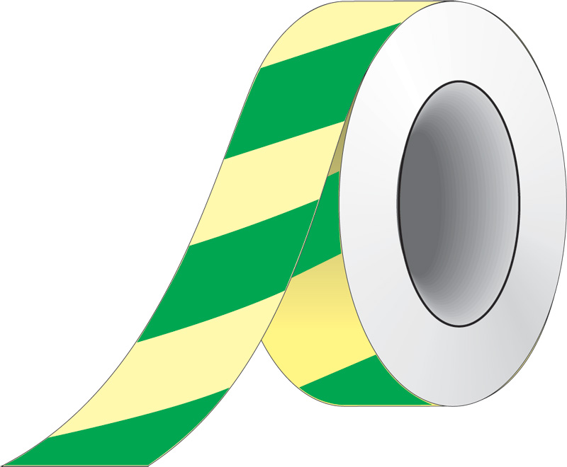 332034 Green Diagonal Tape - 332034