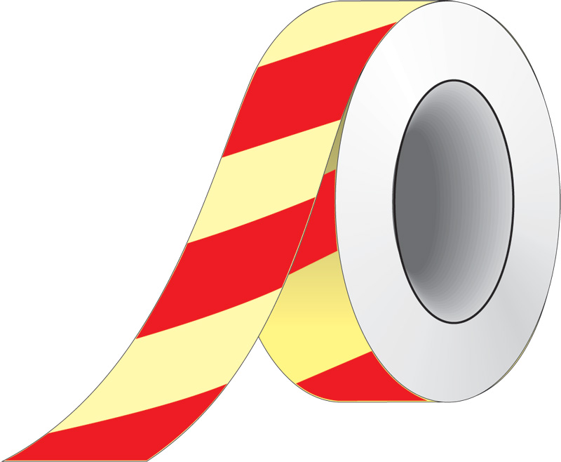 332054 Red Diagonal Tape - 332054