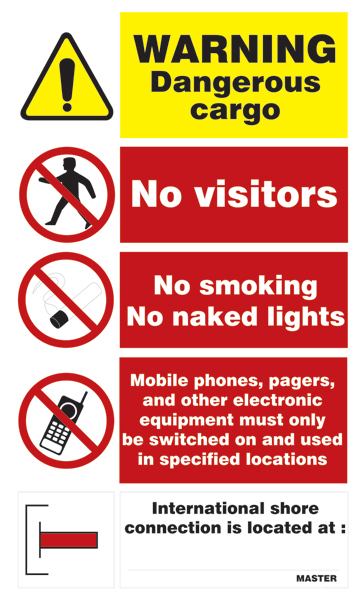 333014 Warning Dangerous Cargo - 333014