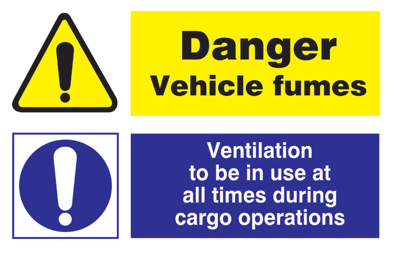 333103 Beware Vehicle Fumes - 333103