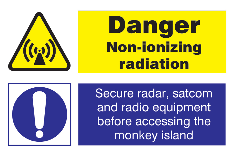 333109 Danger Non Ionizing Radiation - 333109