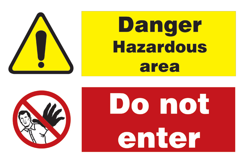 333114 Danger Hazardous Area - 333114