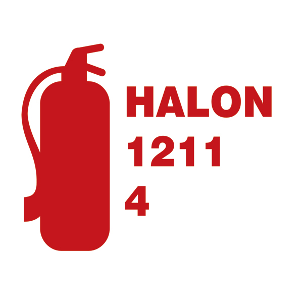 336081 Portable Fire Extinguisher HALON 1211 4 - 336081