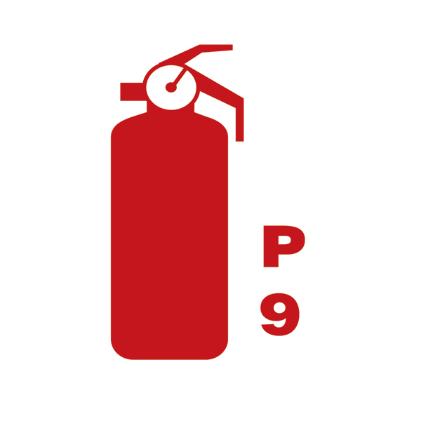 336088 9kg Powder Fire Extinguisher - 336088