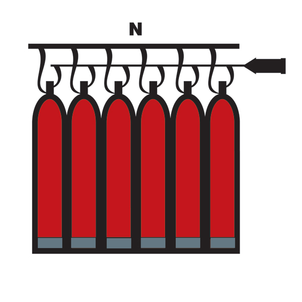 336827 Fixed Nitrogen Fire Extin'ng Battery - 336827