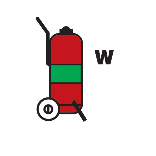336856 Wheeled Fire Extinquisher -water - 336856