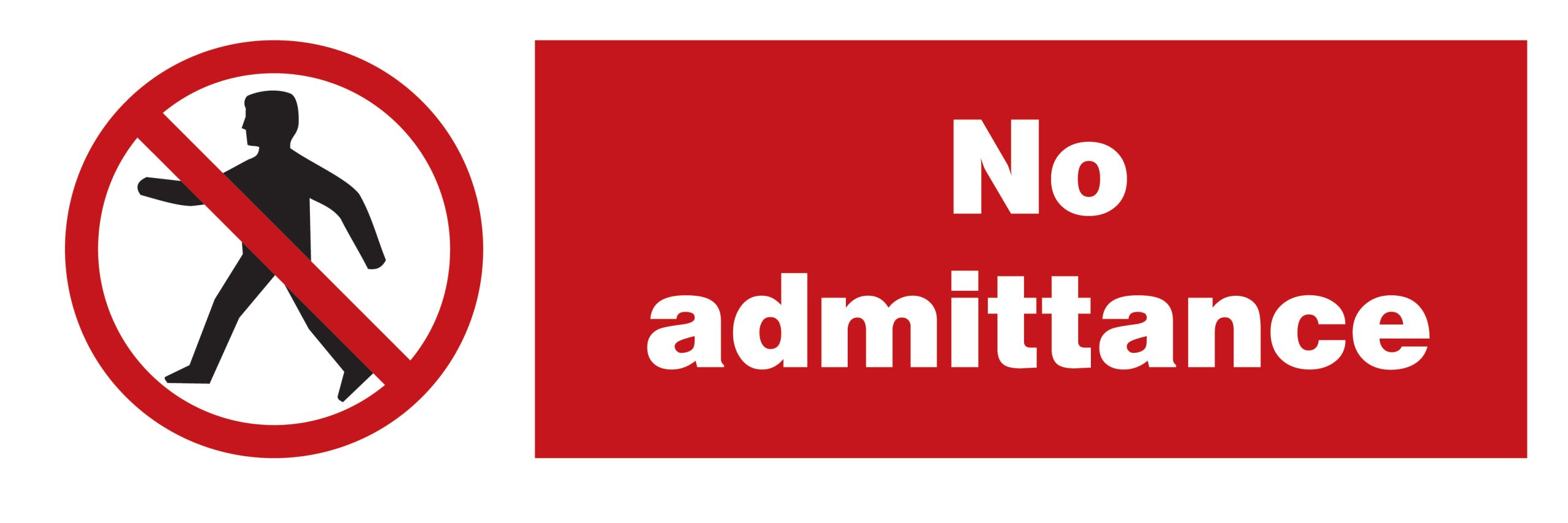 338549 No Admittance - 338549