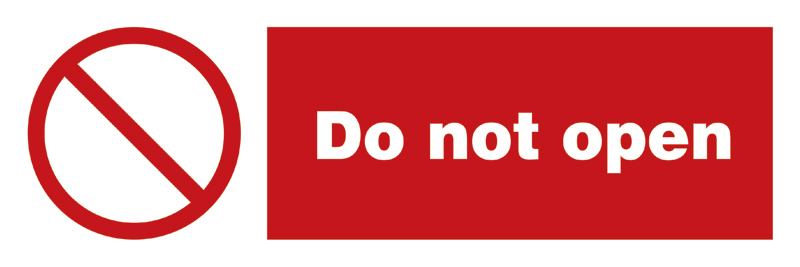338560 Do Not Open - 338560
