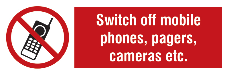 338570 Switch Off Mobiles - 338570