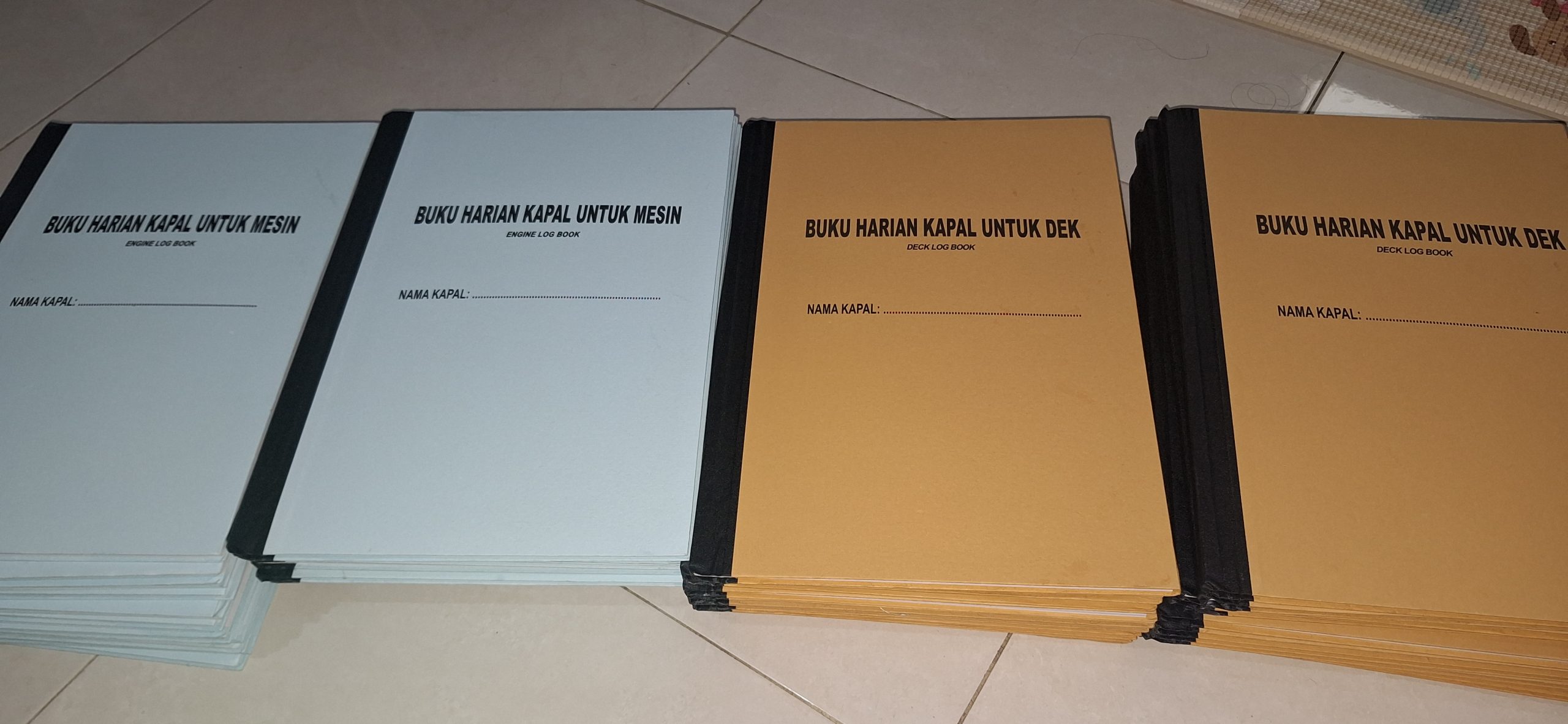 Log Book Deck and Engine Cap Syahbandar