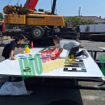 Signboard Rig ADES Emerald Drilling